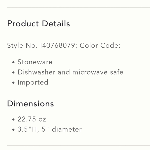 NIB Anthropologie Darling Dots Cereal Bowl - Peach - Picture 3 of 3